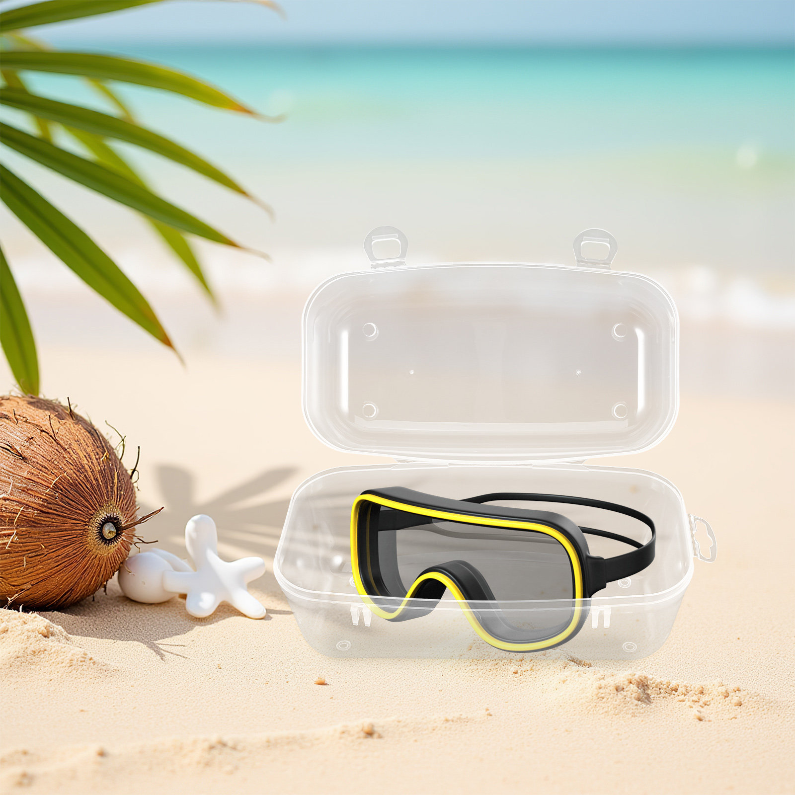 Mask Case Hard Shell - Snorkeling Masks Case Hard Shell Waterproof