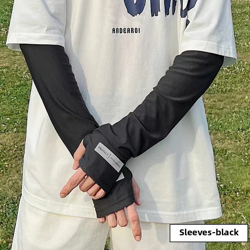 Sports Mask Breathable - Ice Silk Sun Sleeves,Driving UV Protection