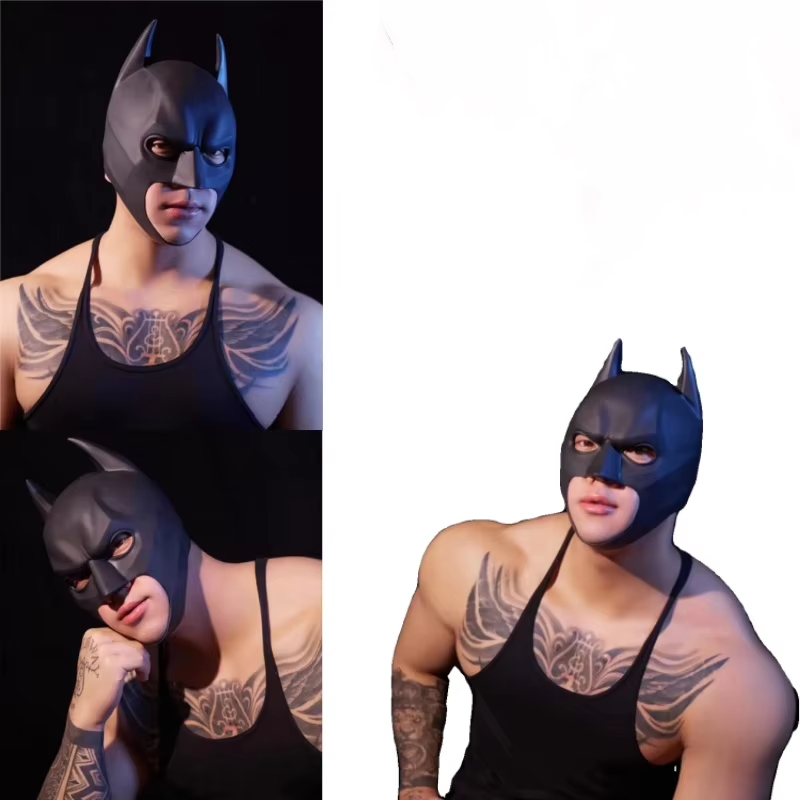 Halloween Black Bat Mask Super - Respirator Half Face avis et prix