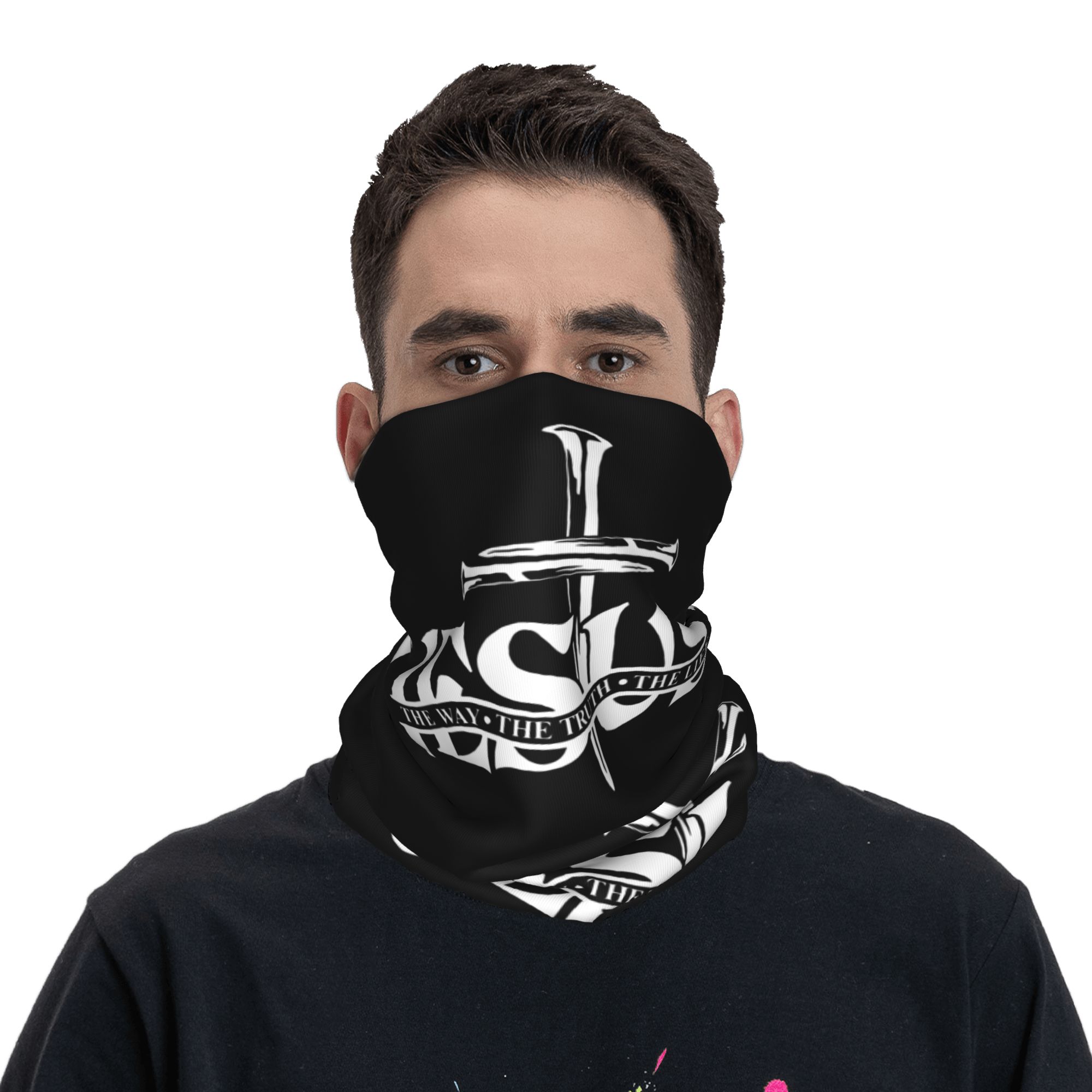 Custom Jesus The Way The Truth - Neck Gaiter Face Cover avis et prix