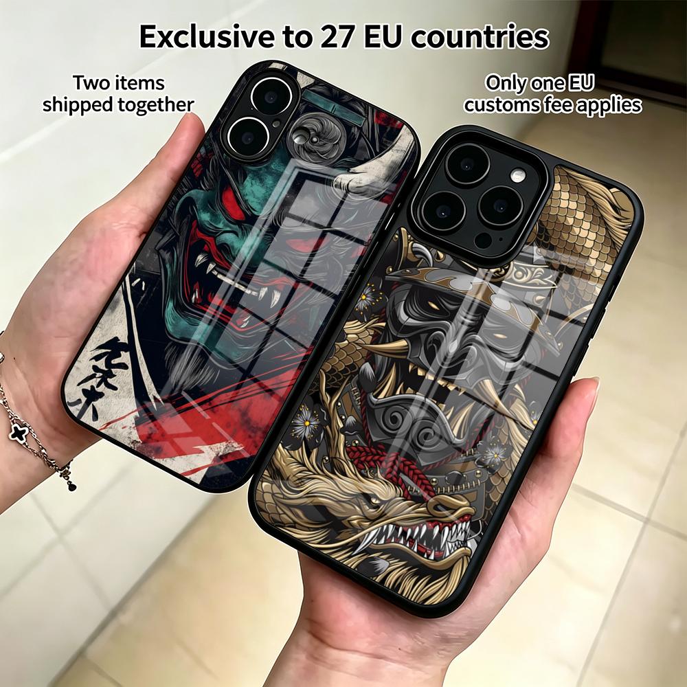 Oni Mask Samurai Phone Case Fo - Mask Case Hard Shell avis et prix
