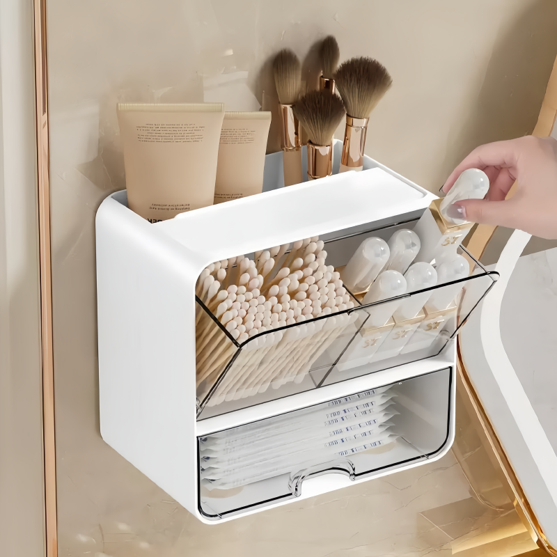8-Piece Set, One Wall-Mounted  - Face Mask Storage Box avis et prix