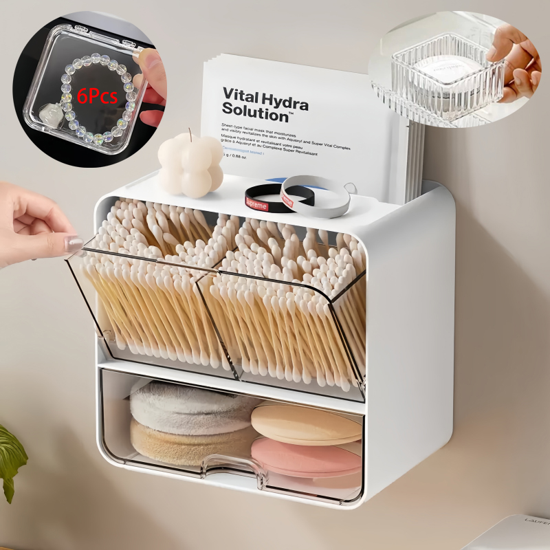 8-Piece Set, One Wall-Mounted  - Face Mask Storage Box avis et prix