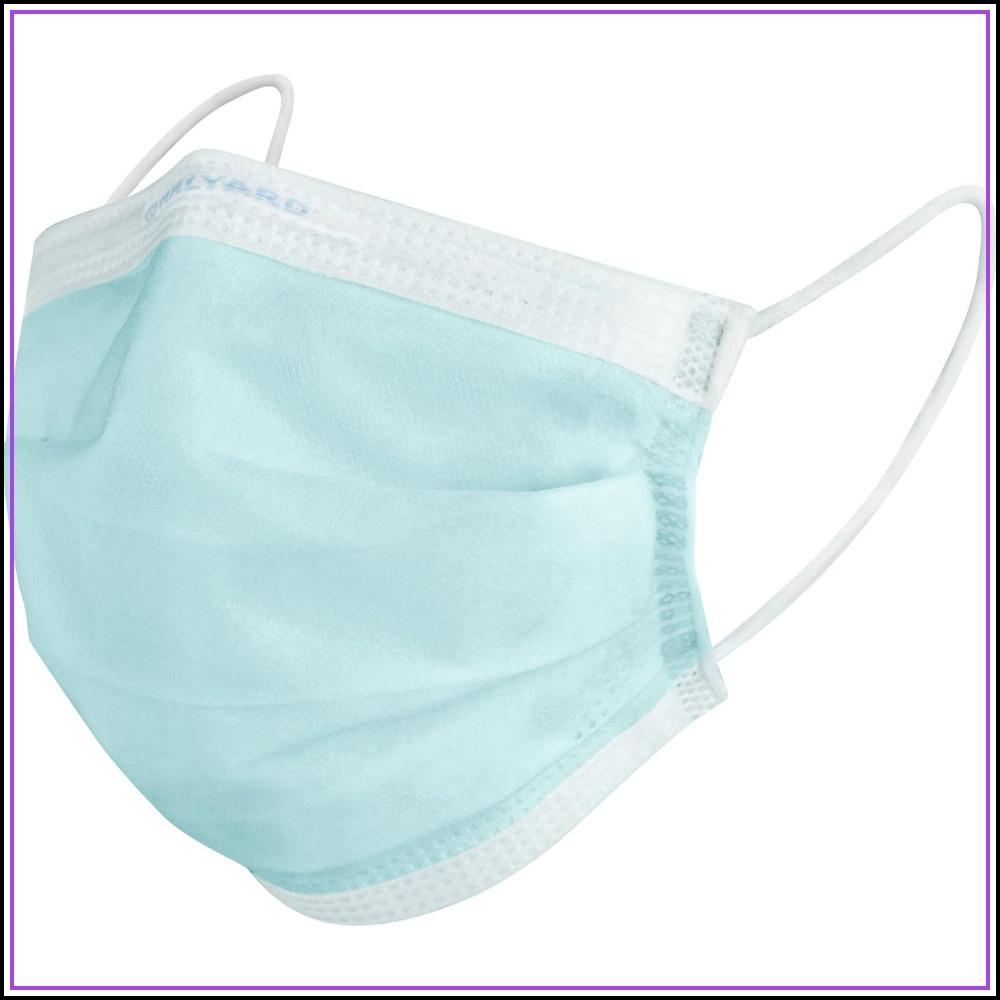 Disposable Procedure Mask with - Disposable Mask Blue avis et prix
