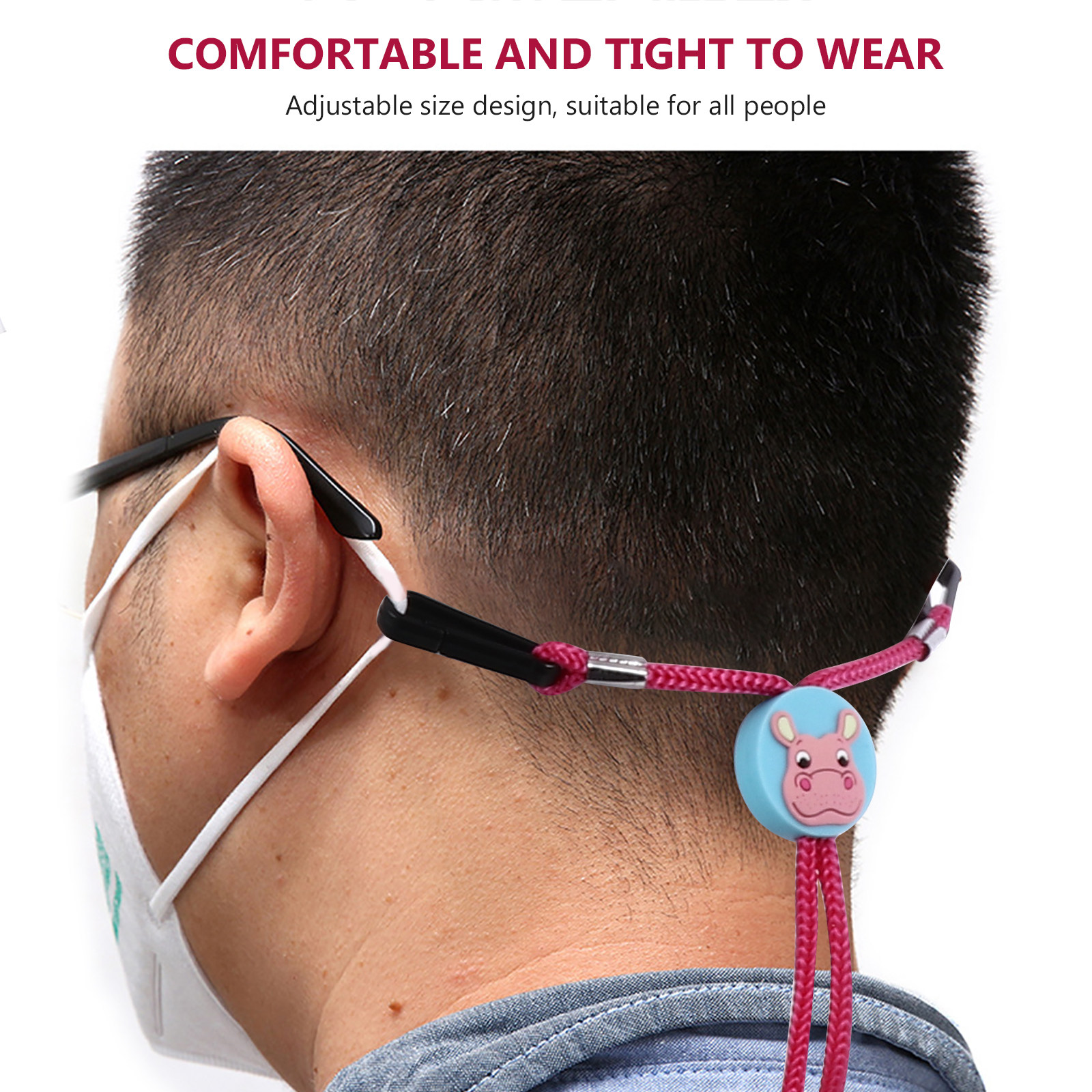 5Pcs Children Face Mask Lanyar - Mask Lanyard Adjustable avis et prix