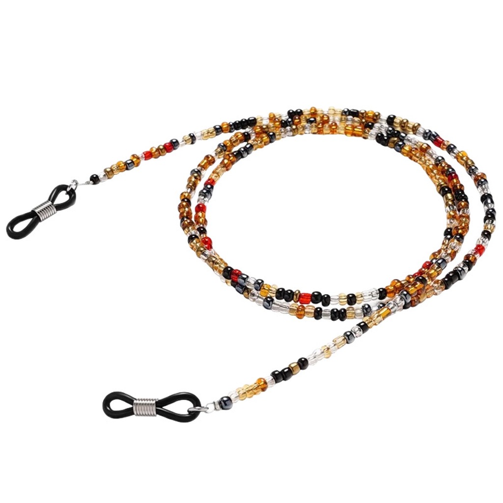 2-in-1 Non-slip Beaded Acrylic - Mask Chain Holder avis et prix