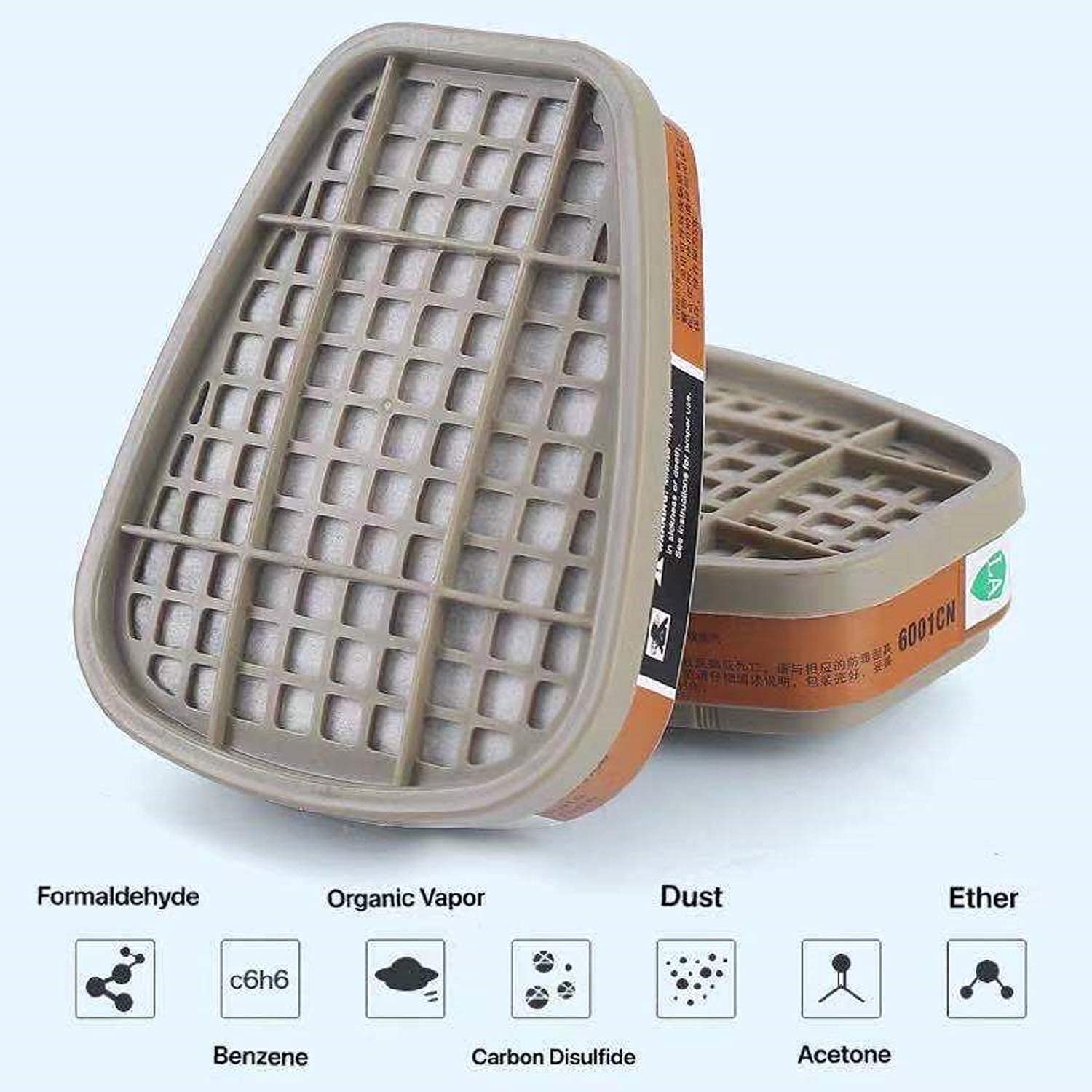6001 Activated Carbon Cartridg - Dust Mask Construction avis et prix