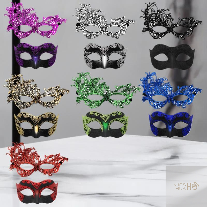 Set of 2, Couple's Elegant Bla - Black Face Mask Pack avis et prix