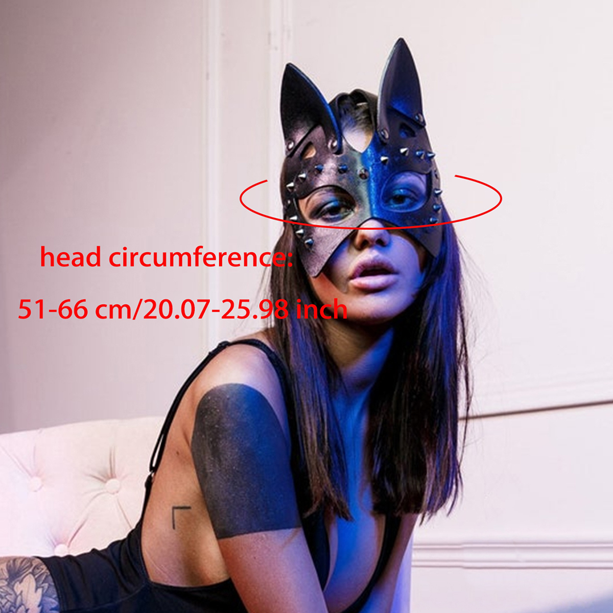 Women's Fashion Black Cat Mask - Black Face Mask Pack avis et prix