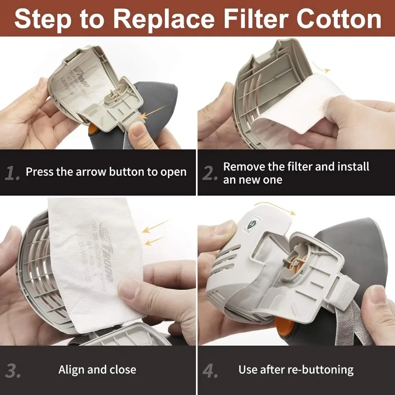 Dust Mask +20pcs Filter Cotton - Dust Mask Construction avis et prix