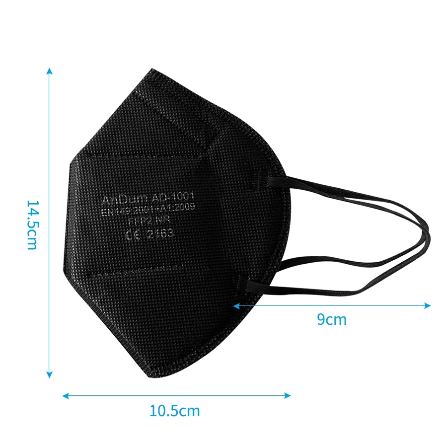5PCS FFP2 Mask CE Approved Fil - Respirator Half Face avis et prix