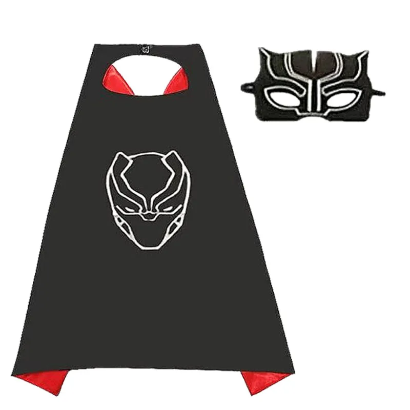 Superhero Mask Cape Set, Black - Black Face Mask Pack avis et prix