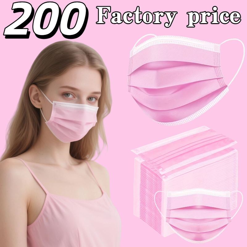 Great Value Pack! Pink Disposa - Disposable Surgical Mask avis et prix