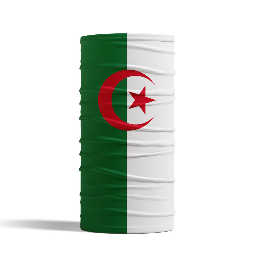 Algeria Flag Printed Bandana H - Neck Gaiter Face Cover avis et prix