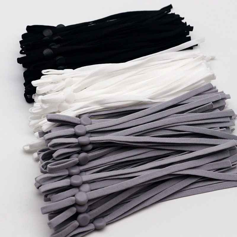 100Pcs15CM/5mm Black and White - Mask Lanyard Adjustable avis et prix