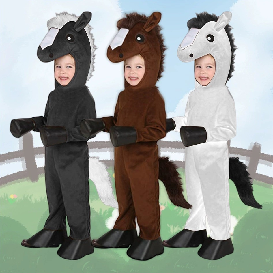Zoo The horse Kids Brown Black - Black Face Mask Pack avis et prix