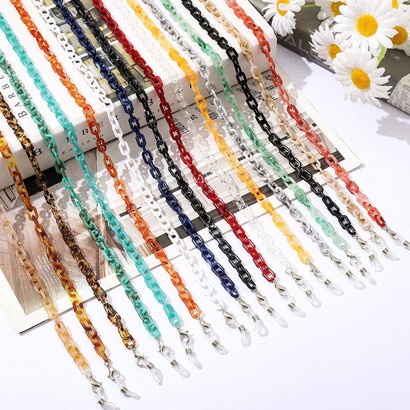 2021 Hot Fashion Women Acrylic - Mask Chain Holder avis et prix