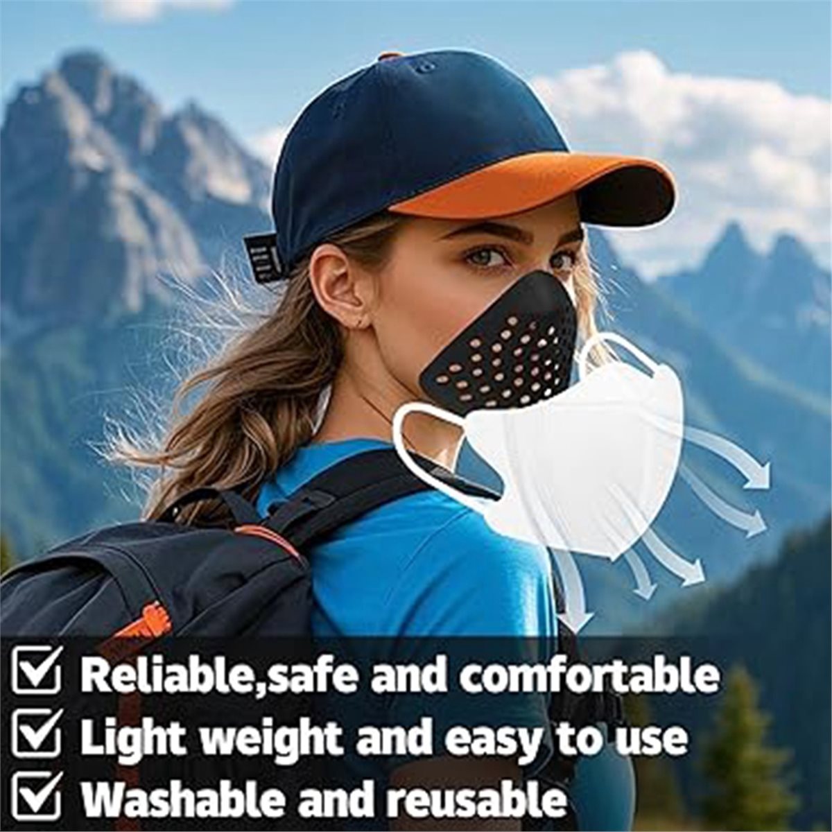 useful 4Pcs 3D Silicone Mask I - Silicone Mask Bracket avis et prix