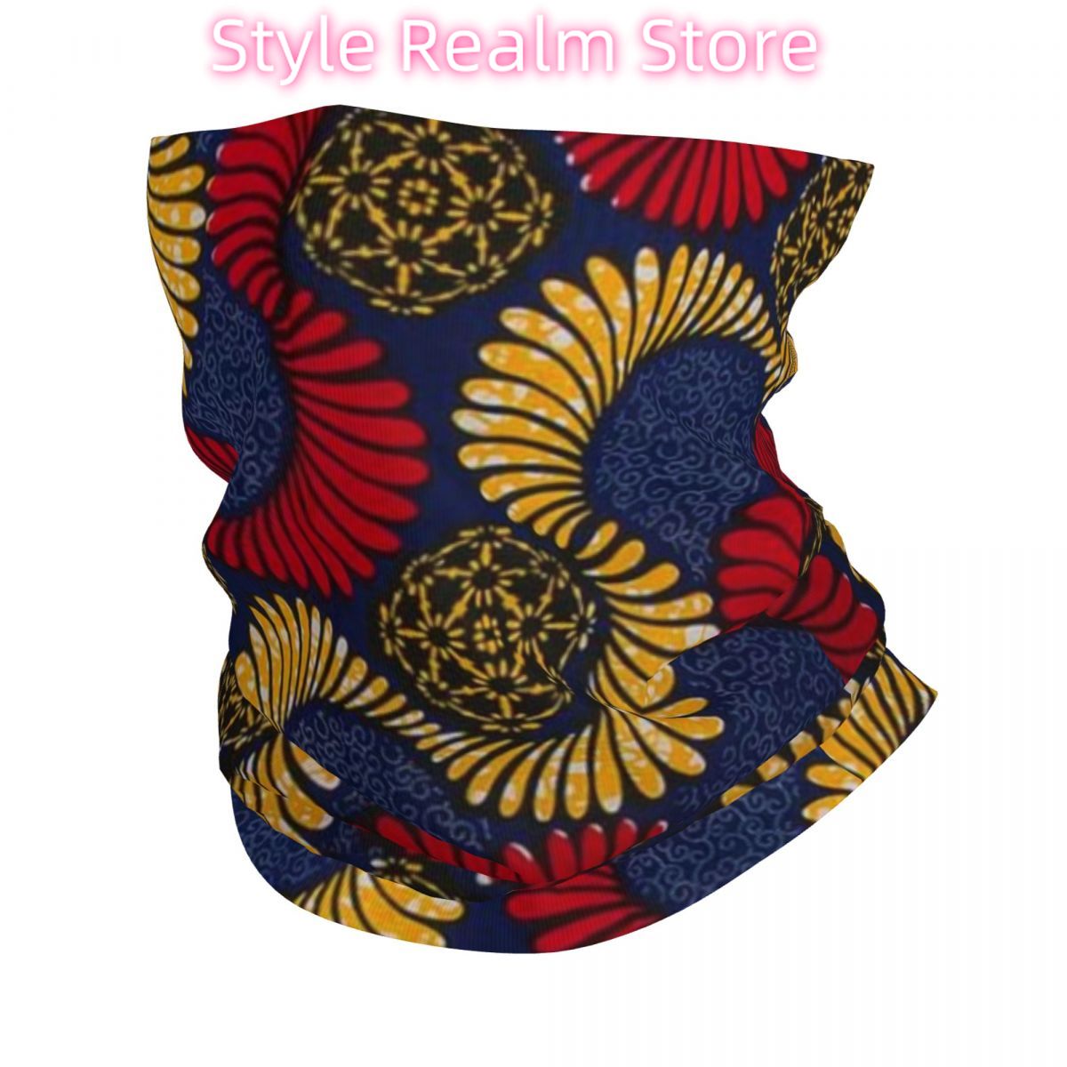 Ankara African Pattern Bandana - Neck Gaiter Face Cover avis et prix